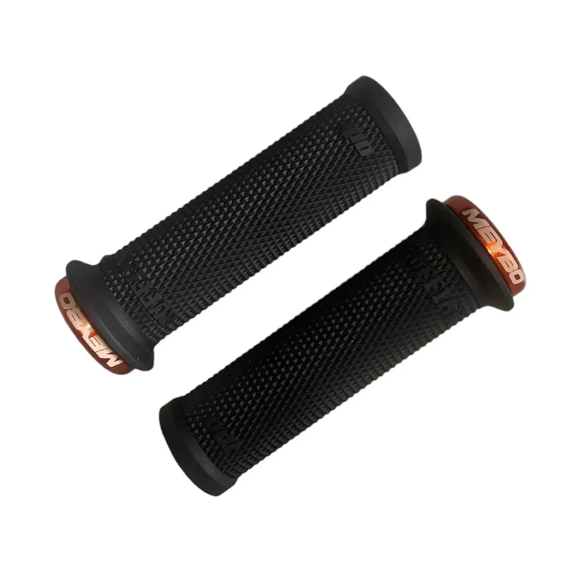 ODI Mini Ruffian Meybo V2.1 Lock-On Grips Black/Orange Clamp